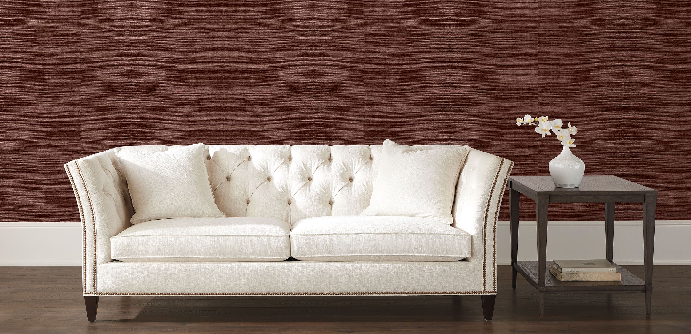 Ruby Sisal Grasscloth Wallpaper_1