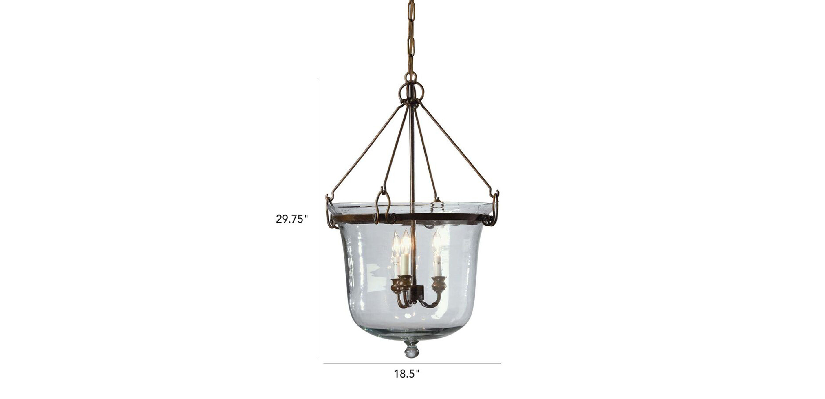 Glass Cloche Chandelier_1