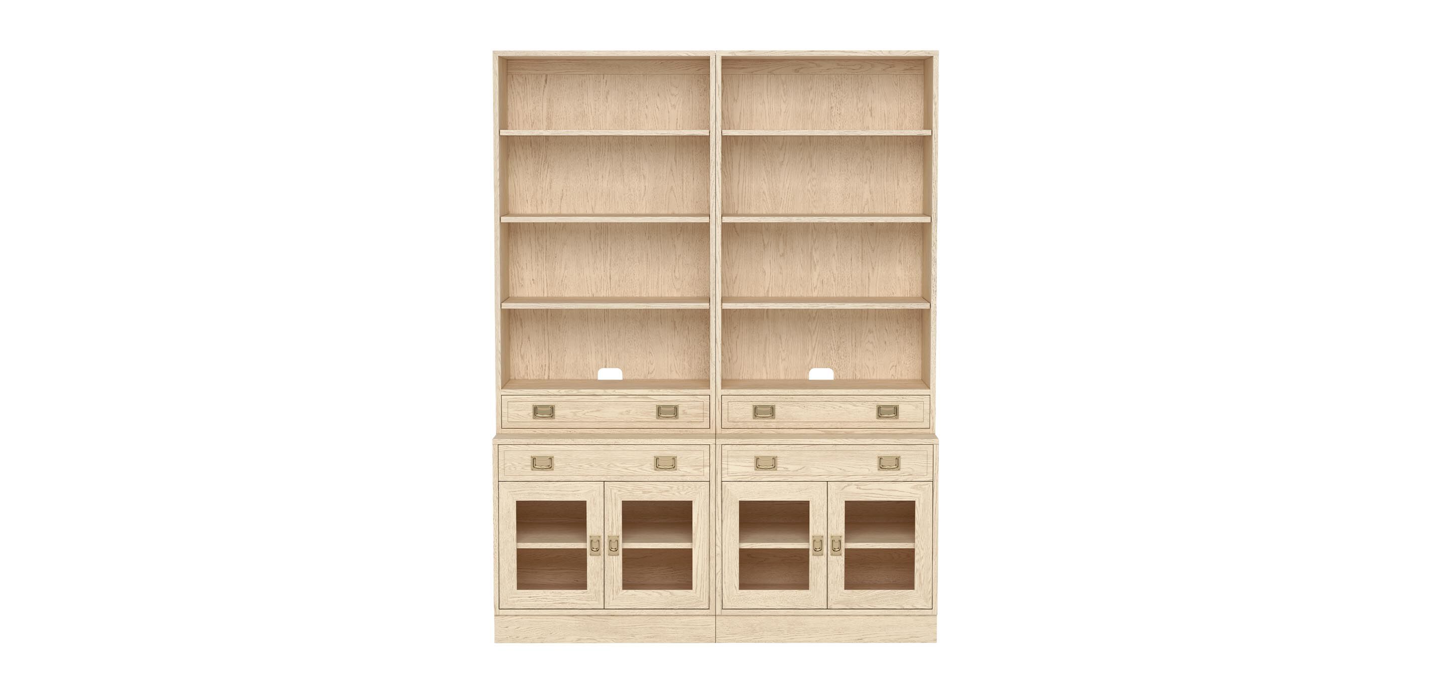 Callum Double Bookcase