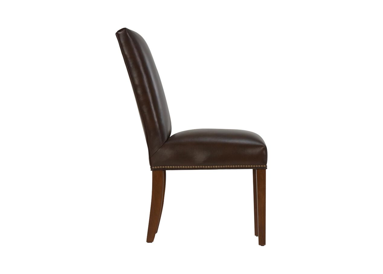 Thomas Leather Side Chair Side Chairs Ethan Allen