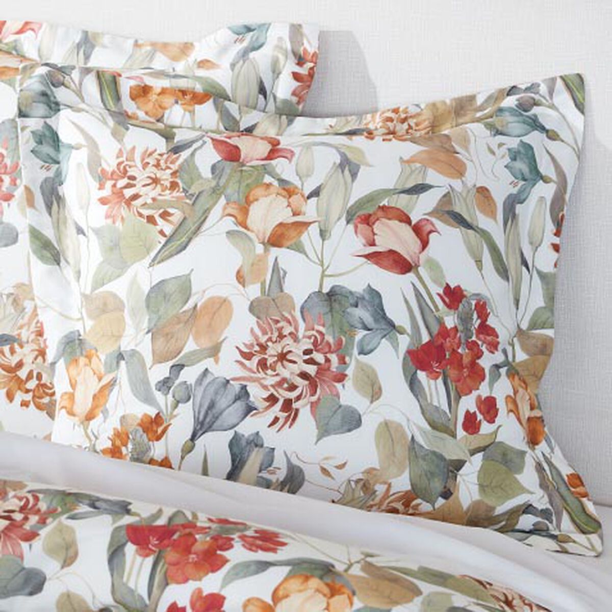 Autumn Garden Euro Sham