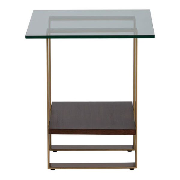 Rosemoor Glass-Top End Table
