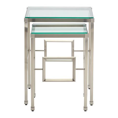 Addy Nesting Tables, Nickel image