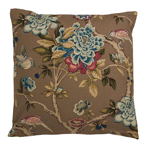 Bird Toile Pillow image