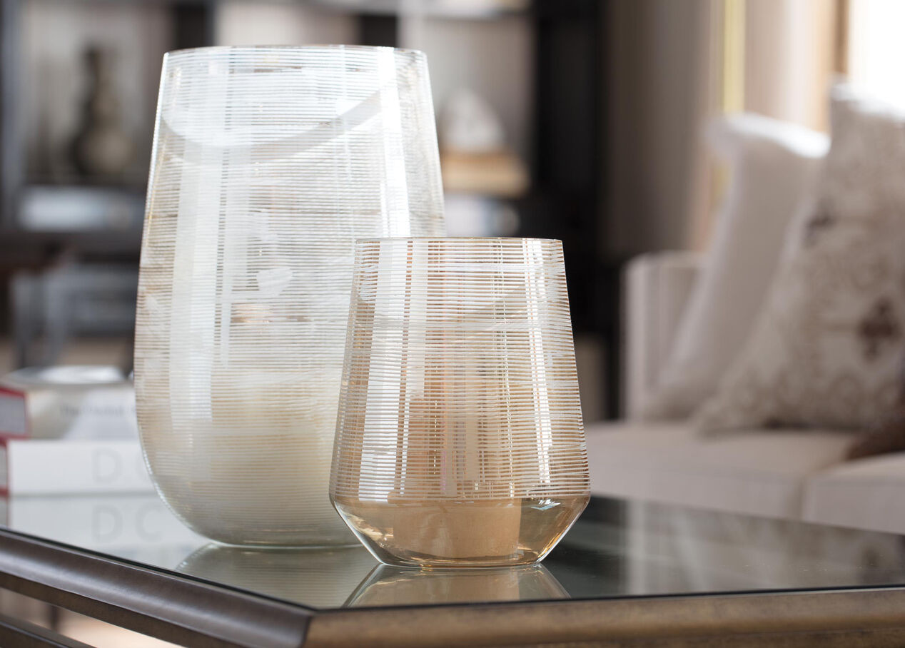 Champagne Etched Vases Decorative Accents Ethan Allen