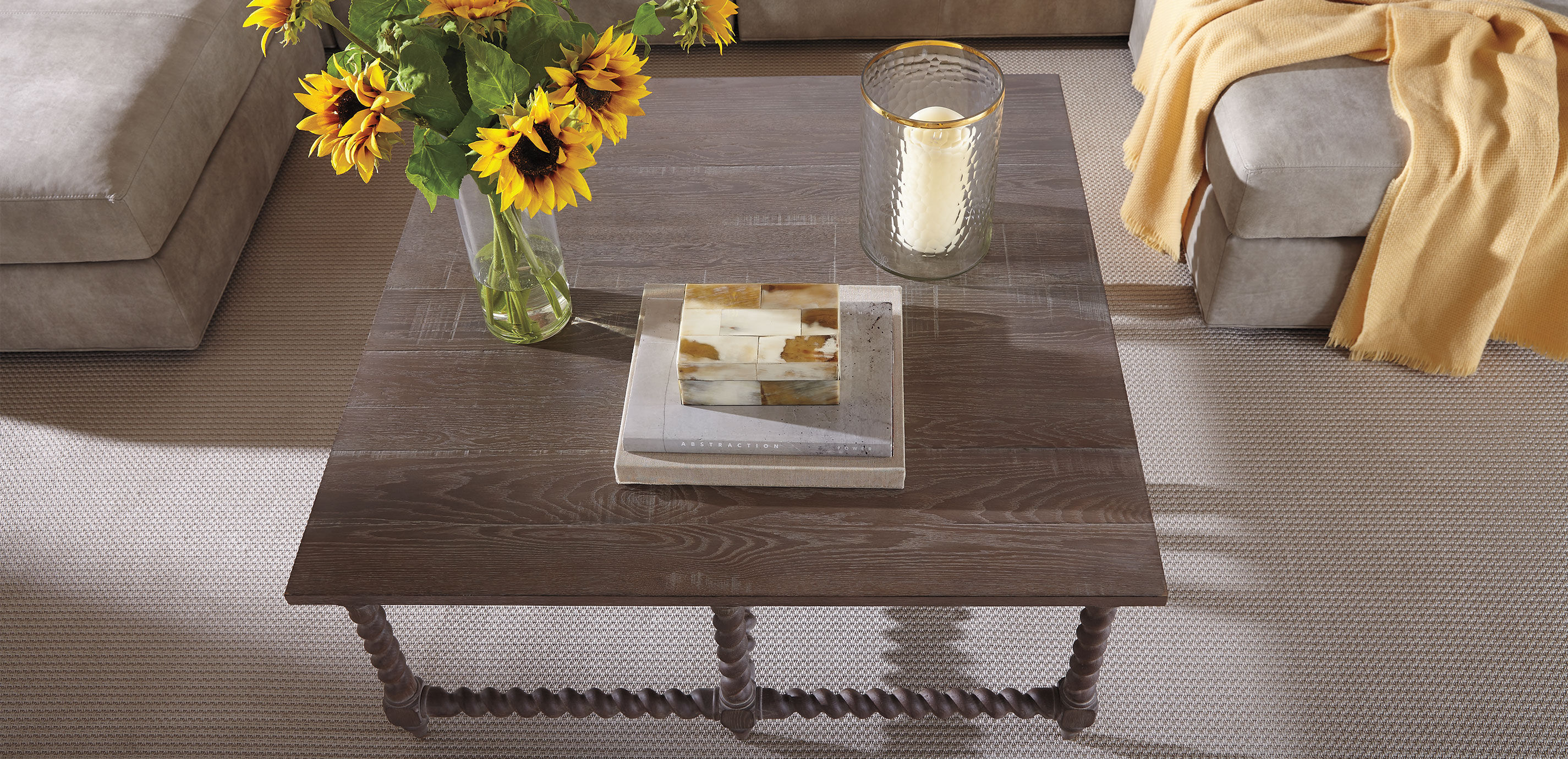 Madalynn Square Barley Twist Coffee Table_9
