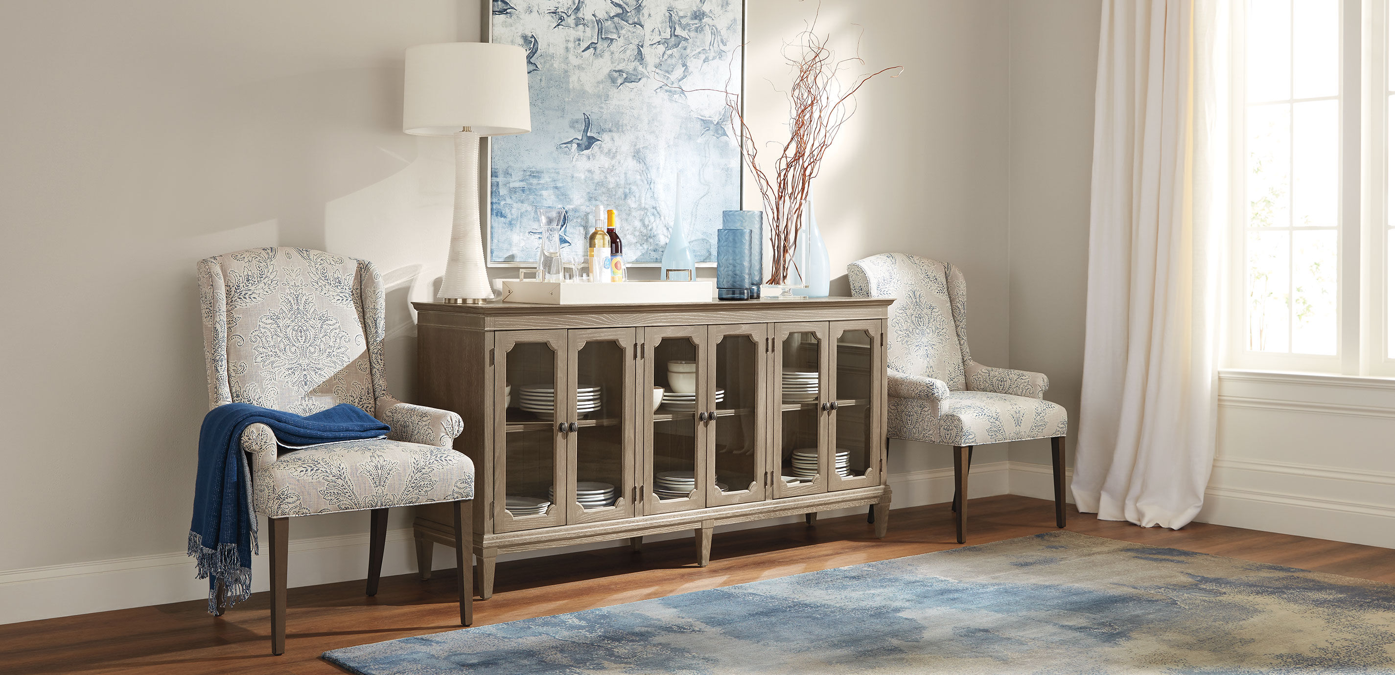 Ribbed Alabaster Table Lamp_9