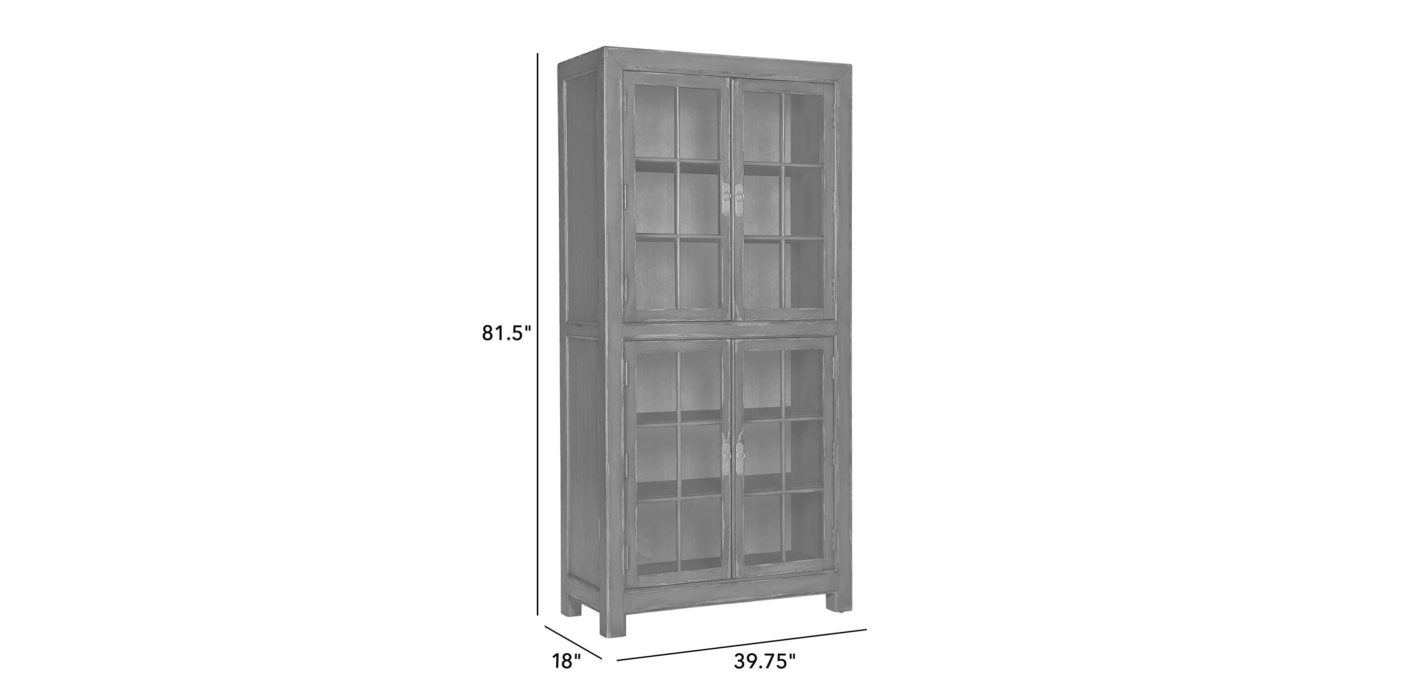 Ethan allen ming display clearance cabinet
