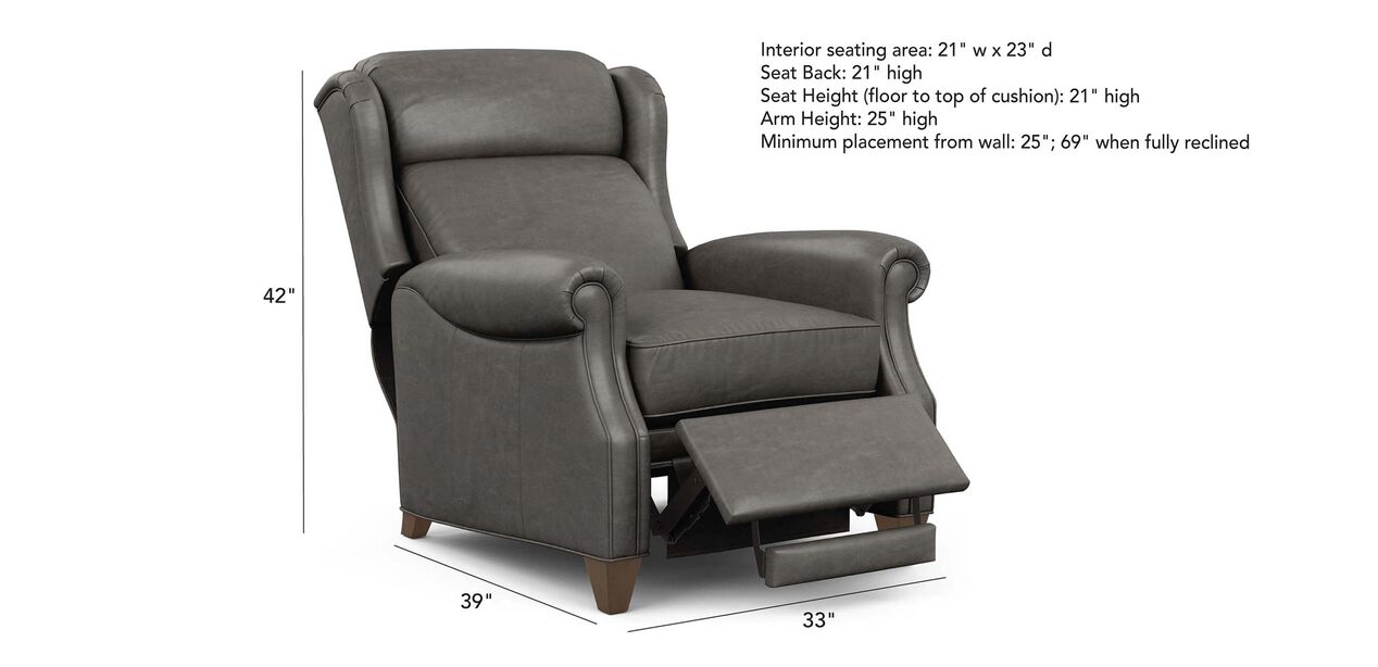 Graham Leather Recliner Recliners Ethan Allen