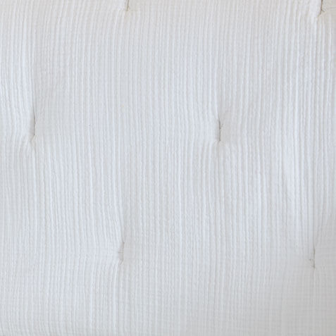 Cotton Gauze Quilted Euro Sham Product Tile Hover Image 036244D  WHT