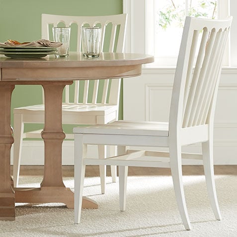 Benham Dining Side Chair, Wood Seat Product Tile Hover Image C56211