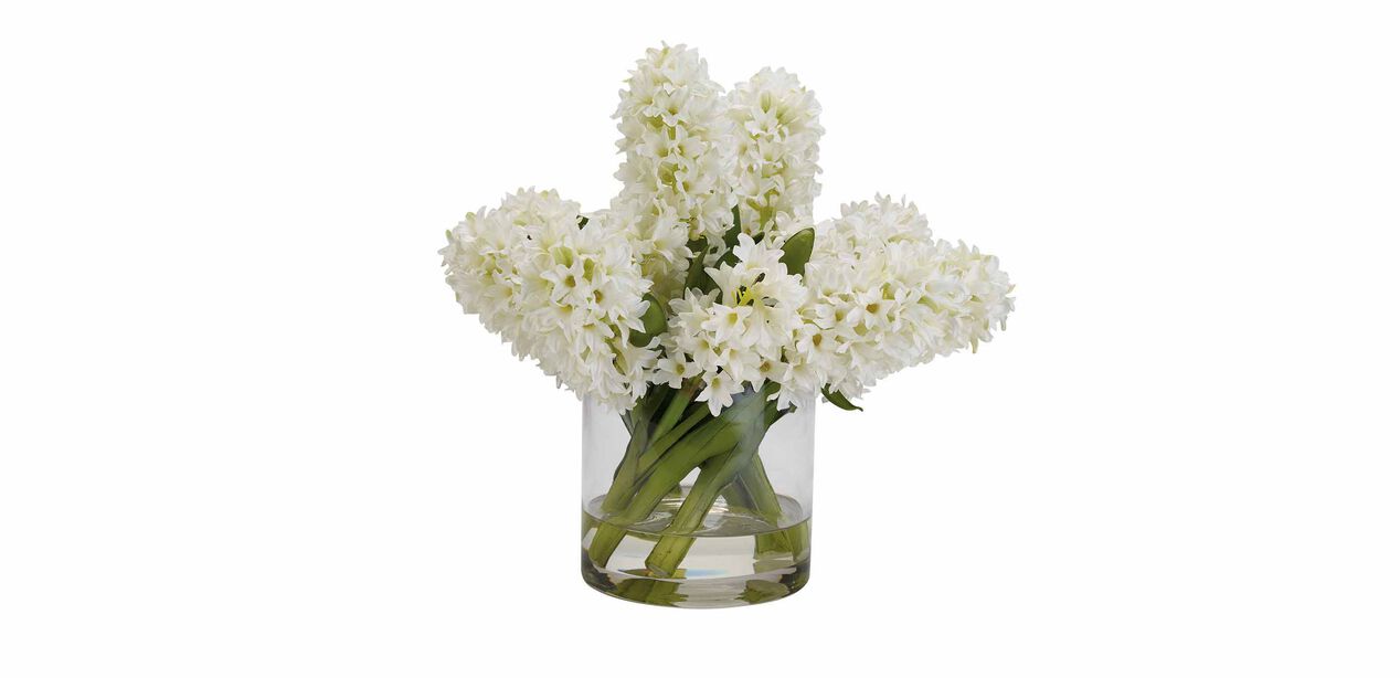 White Hyacinth Watergarden FLORALS & TREES Ethan Allen