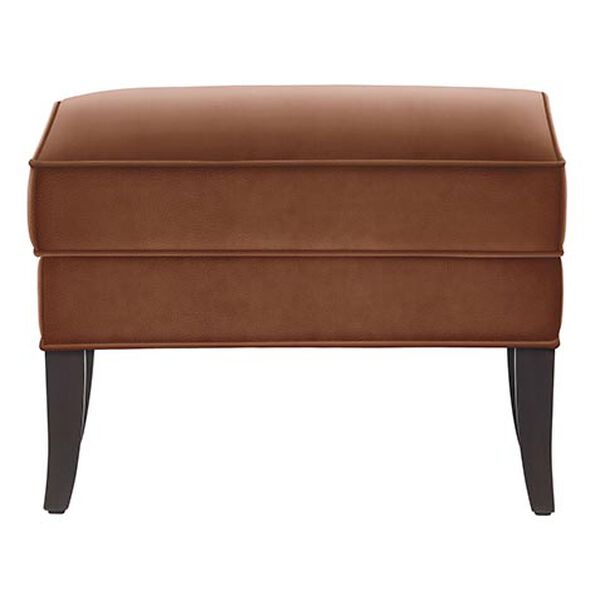 Timlyn Leather Ottoman