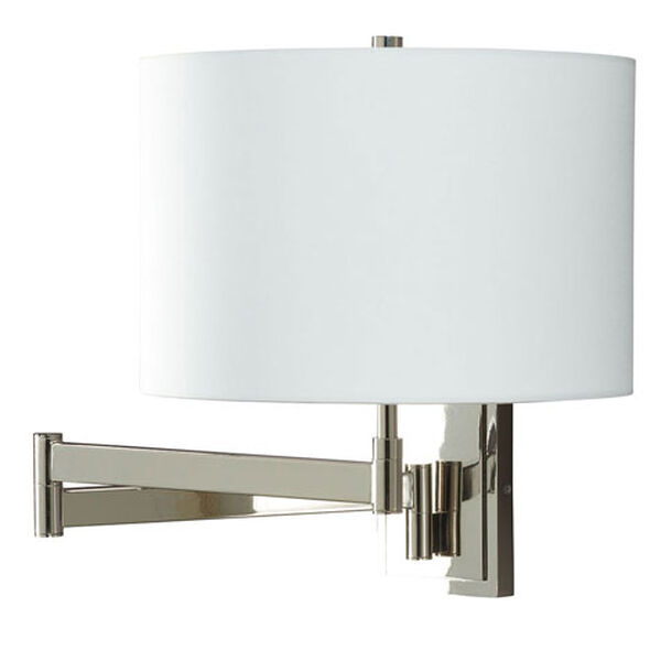 Tiberius Swing Arm Sconce, Hardwire/Plug-In