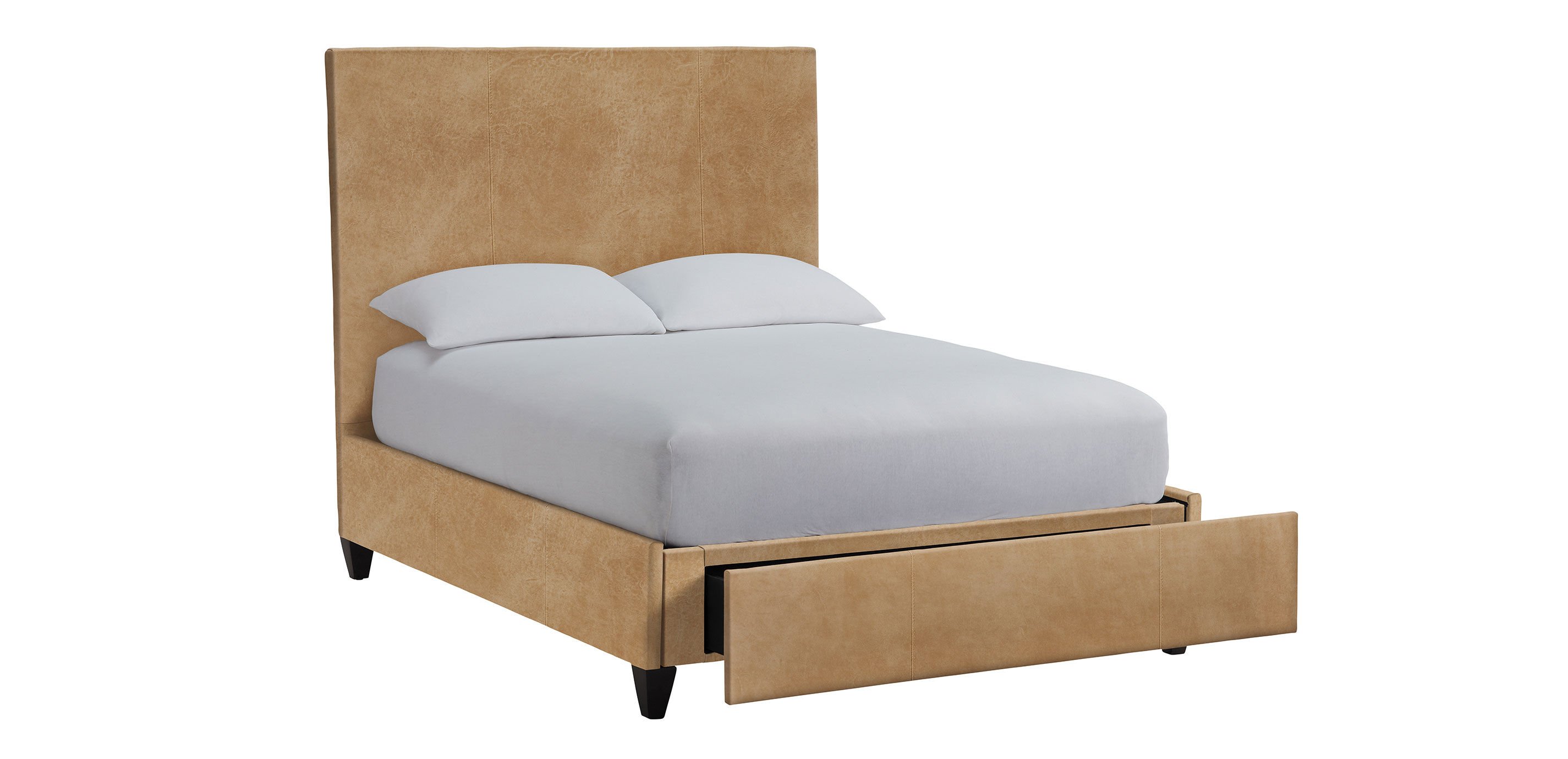Elsen Custom Leather Storage Bed