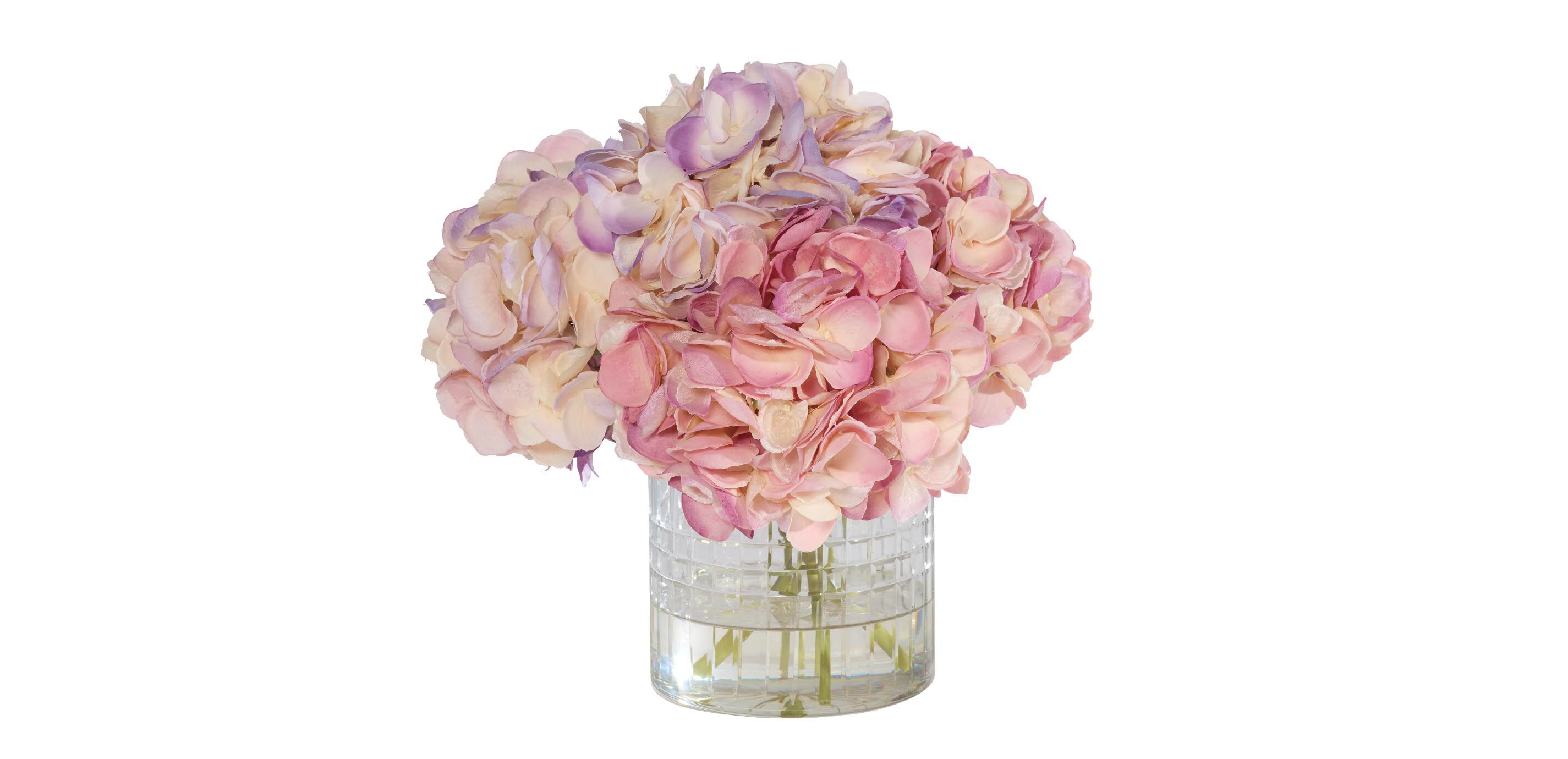 Hydrangea Bouquet in Cut-Glass Vase_2