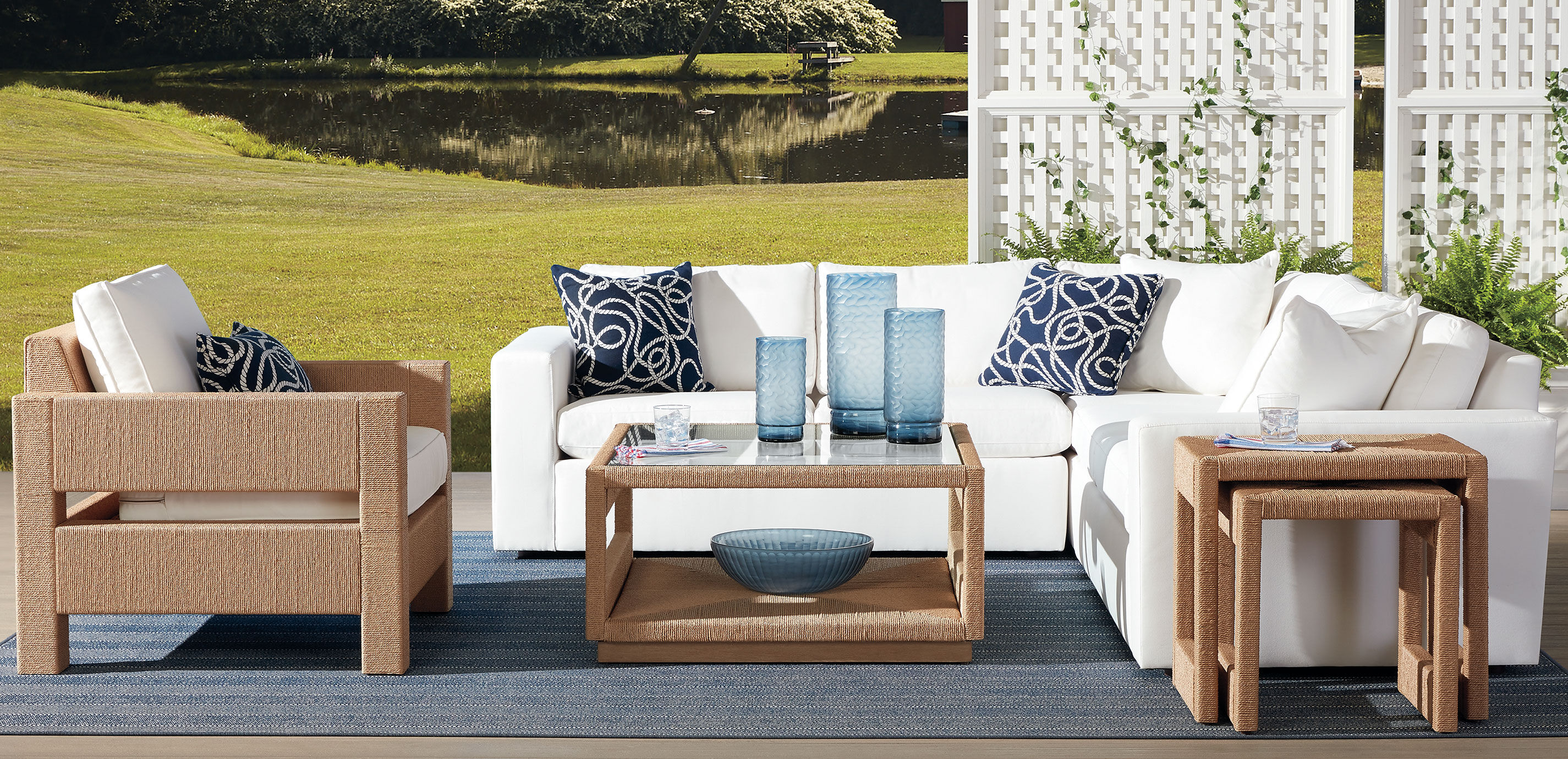 Custom Outdoor Pillow in Your Choice of Fabric Ethan Allen