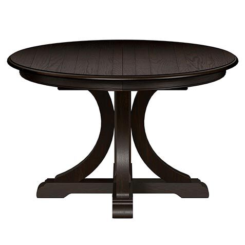 Corin Rough-Sawn Round Extension Dining Table image