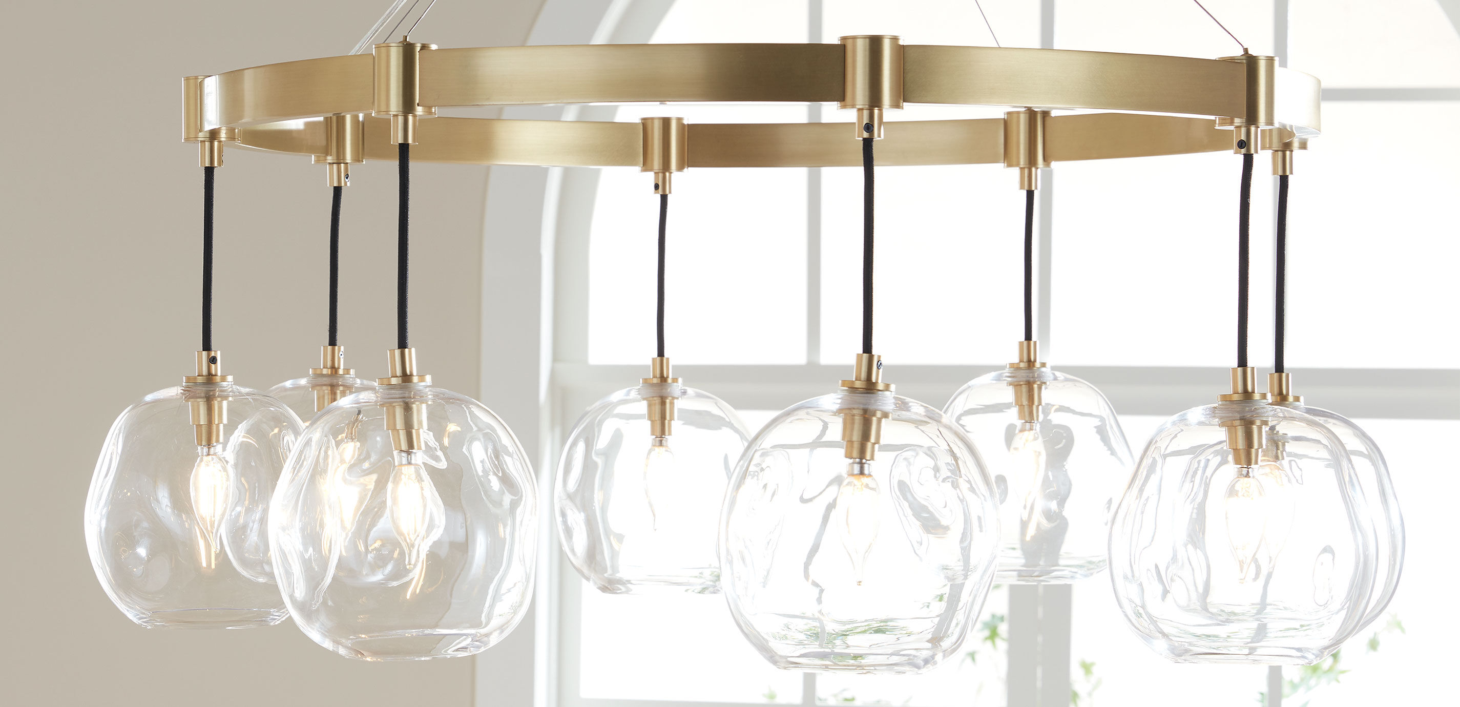 Levy Glass Globe Chandelier_4