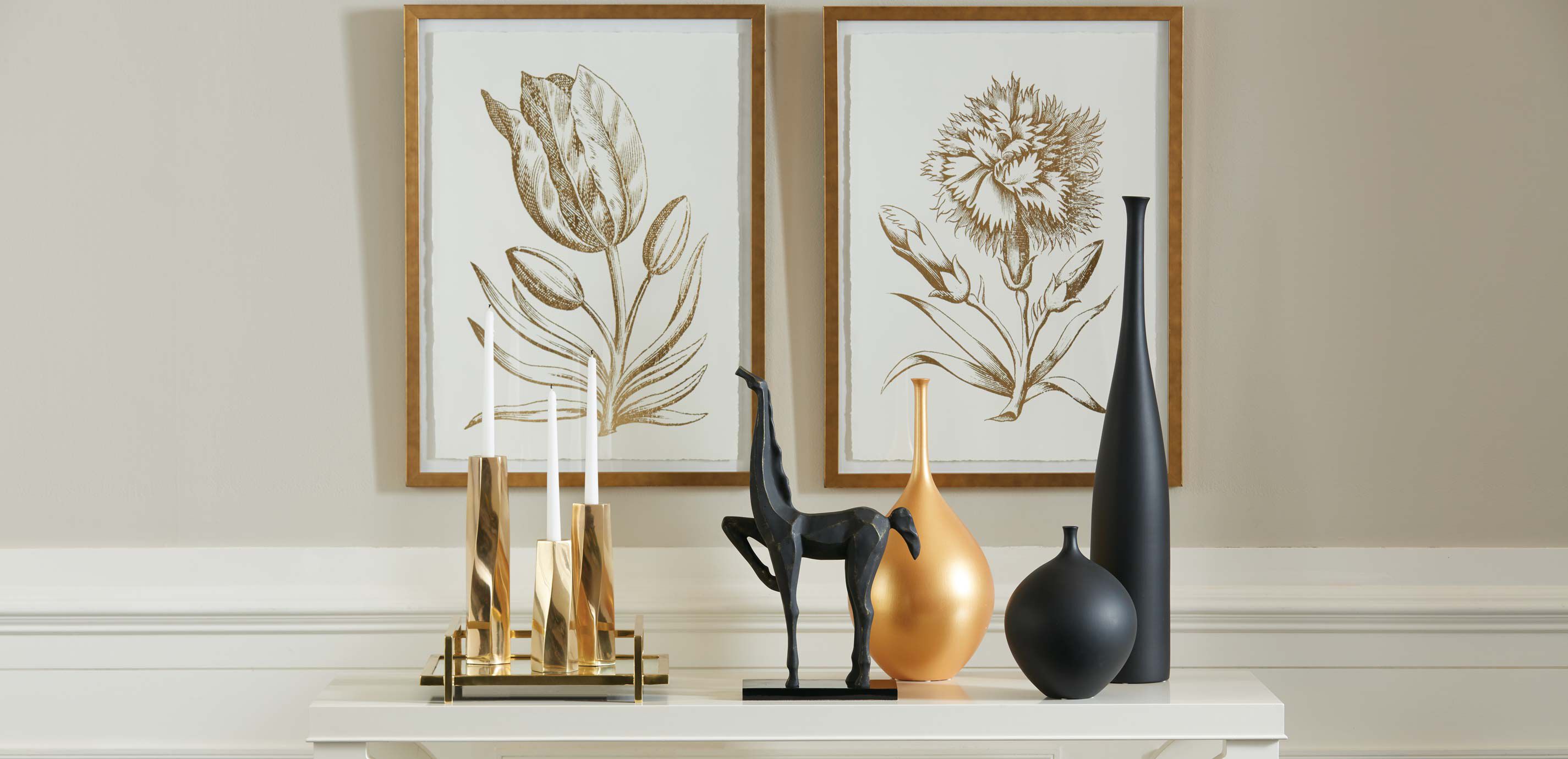 Gold Foil Floral II_3