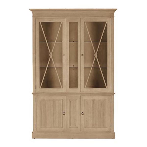 Davos Tall Display Cabinet with Glass Doors