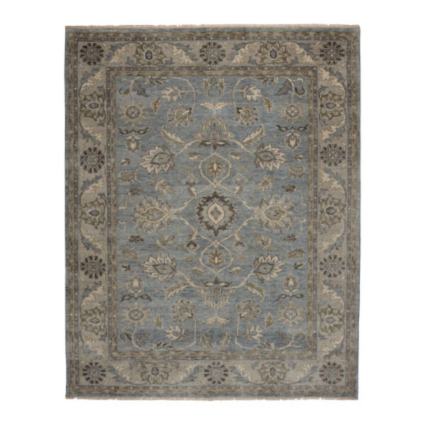 Suzain Rug, Blue/Gray