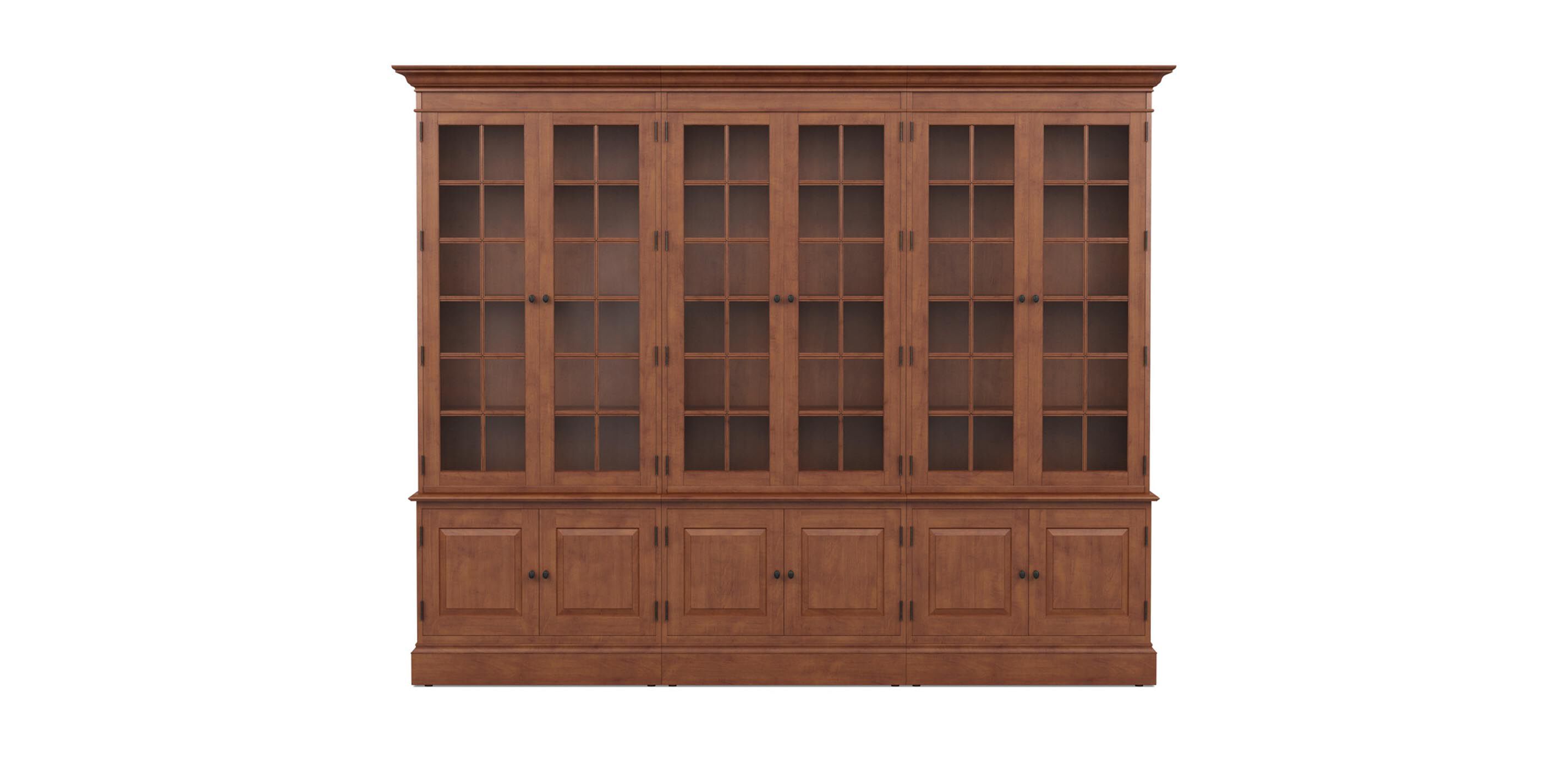 Villa Triple Library Bookcase