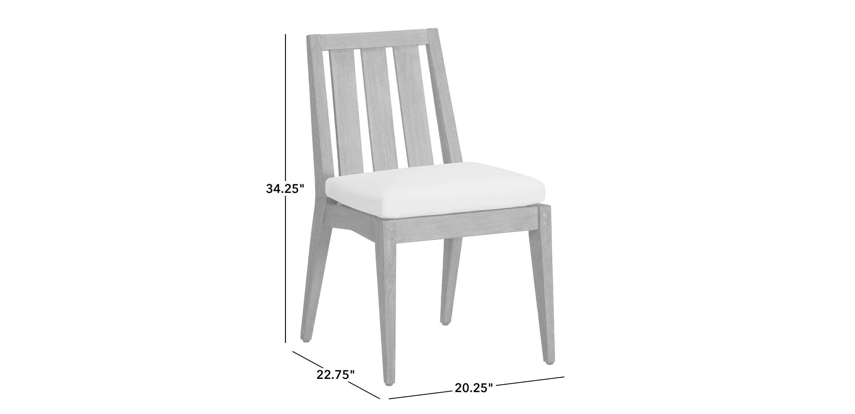Bridgewater Cove Teak Dining Side Chair_1