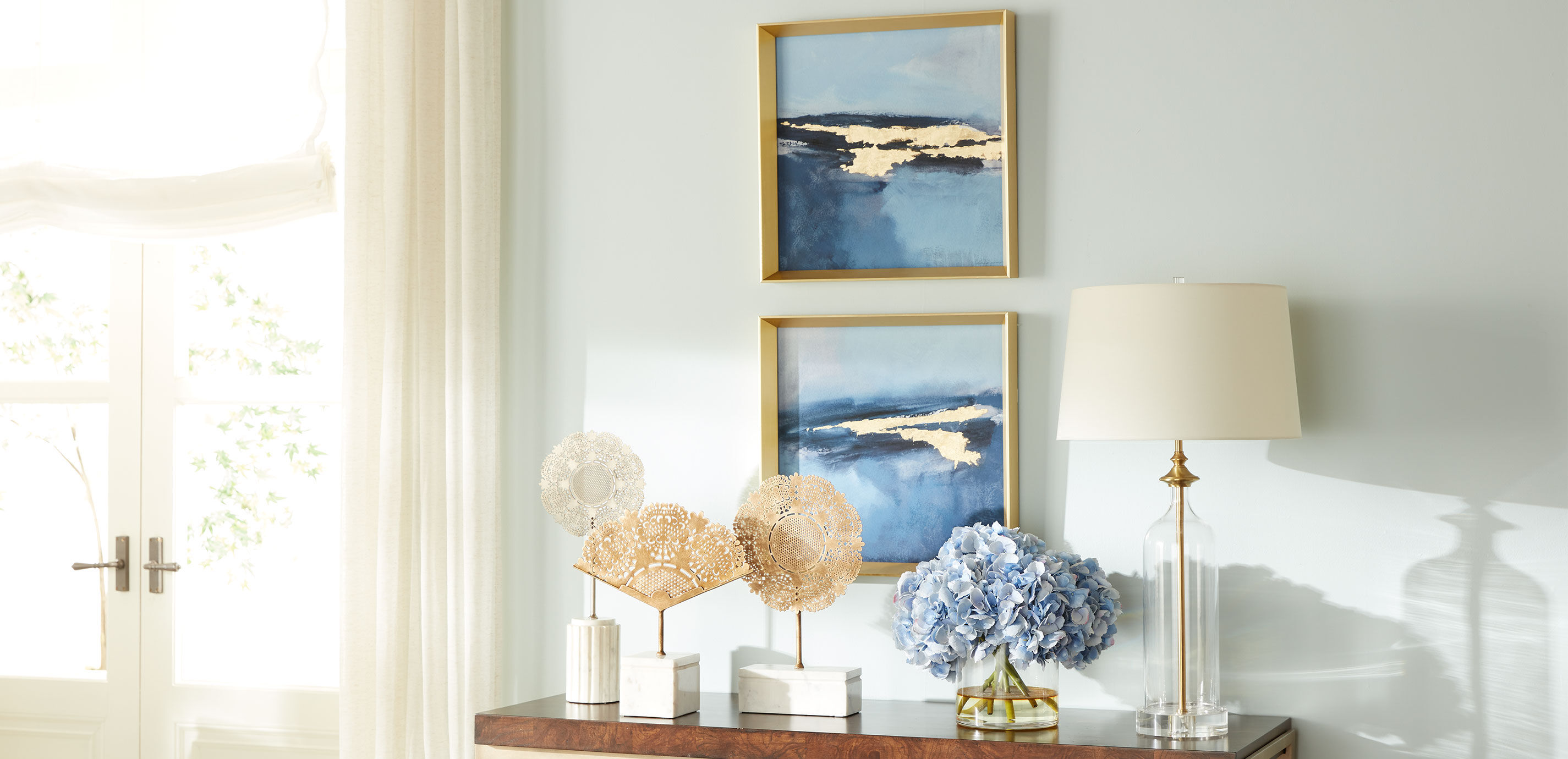 Gold and Blue Sea I_4