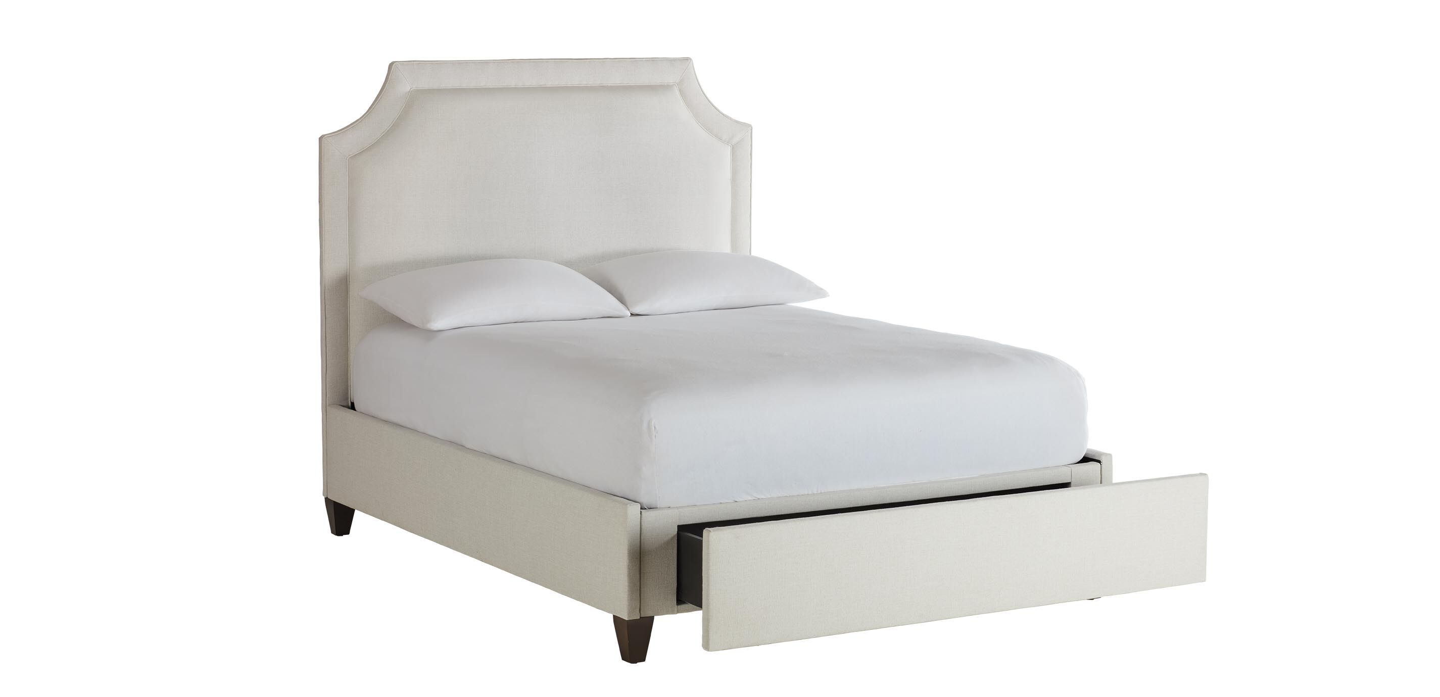 Lianna Custom Upholstered Storage Bed