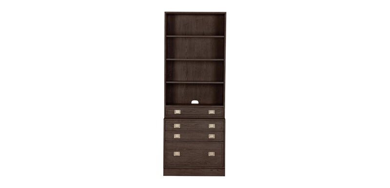 Callum Single File Bookcase Storage & Display Ethan Allen