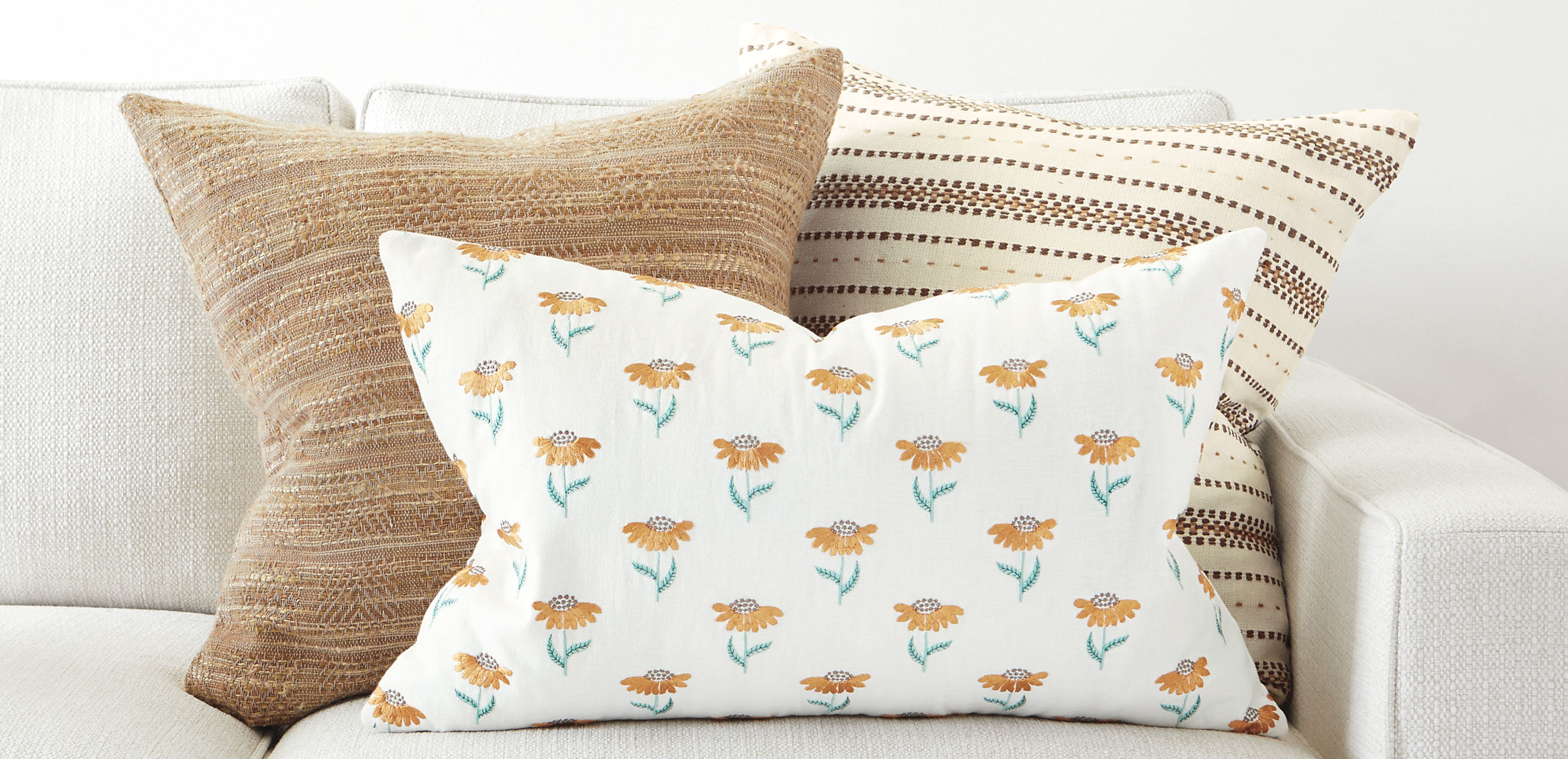 Striped Brown & Gold Pillow_4