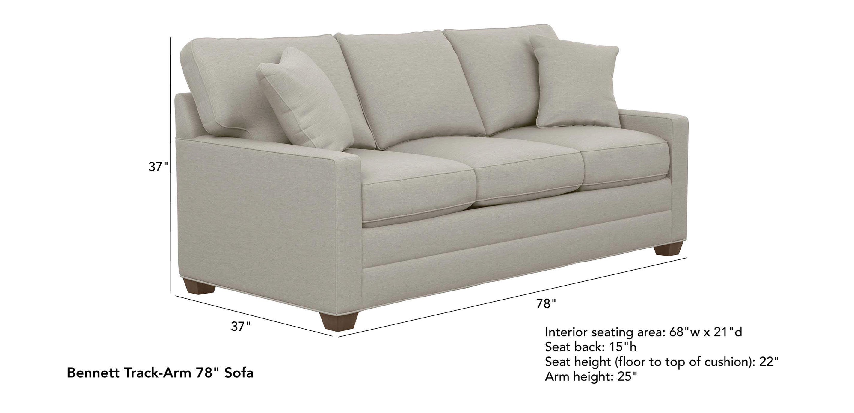 TrackArm Sofa, Quick Ship Sofa Couch Ethan Allen