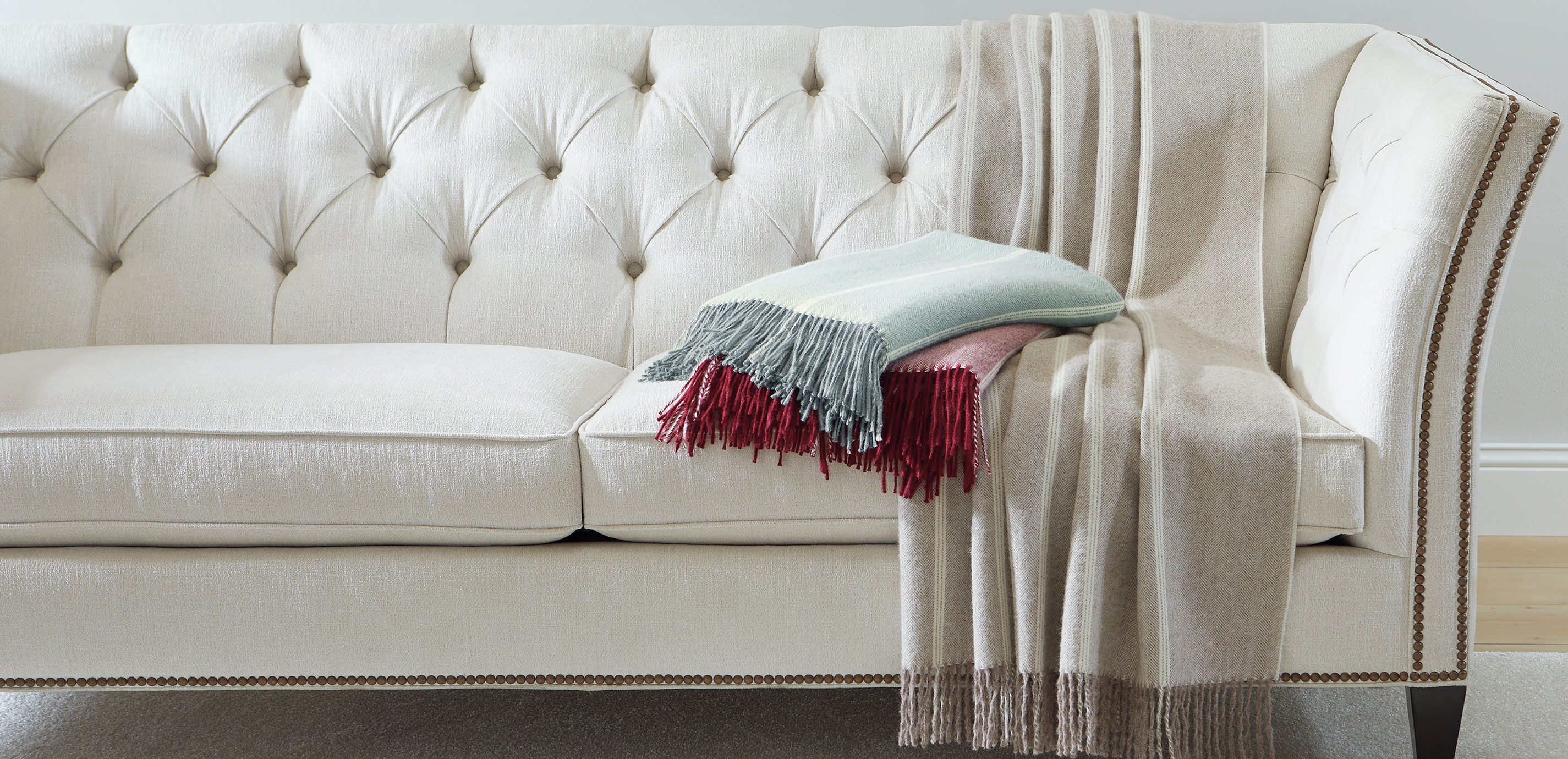 Herringbone Stripe Alpaca Throw_4