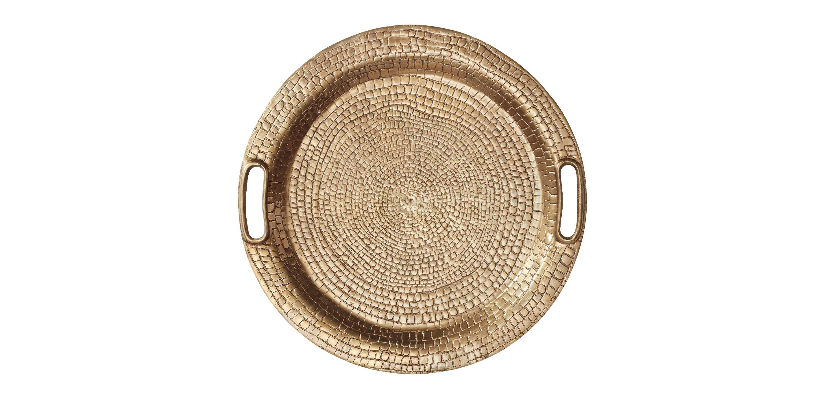 Croco Tray, Brass_1