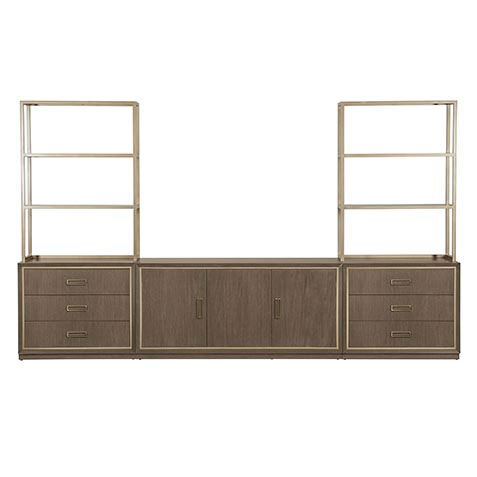 Faraday Classic Five-Piece Media Center with Drawers image