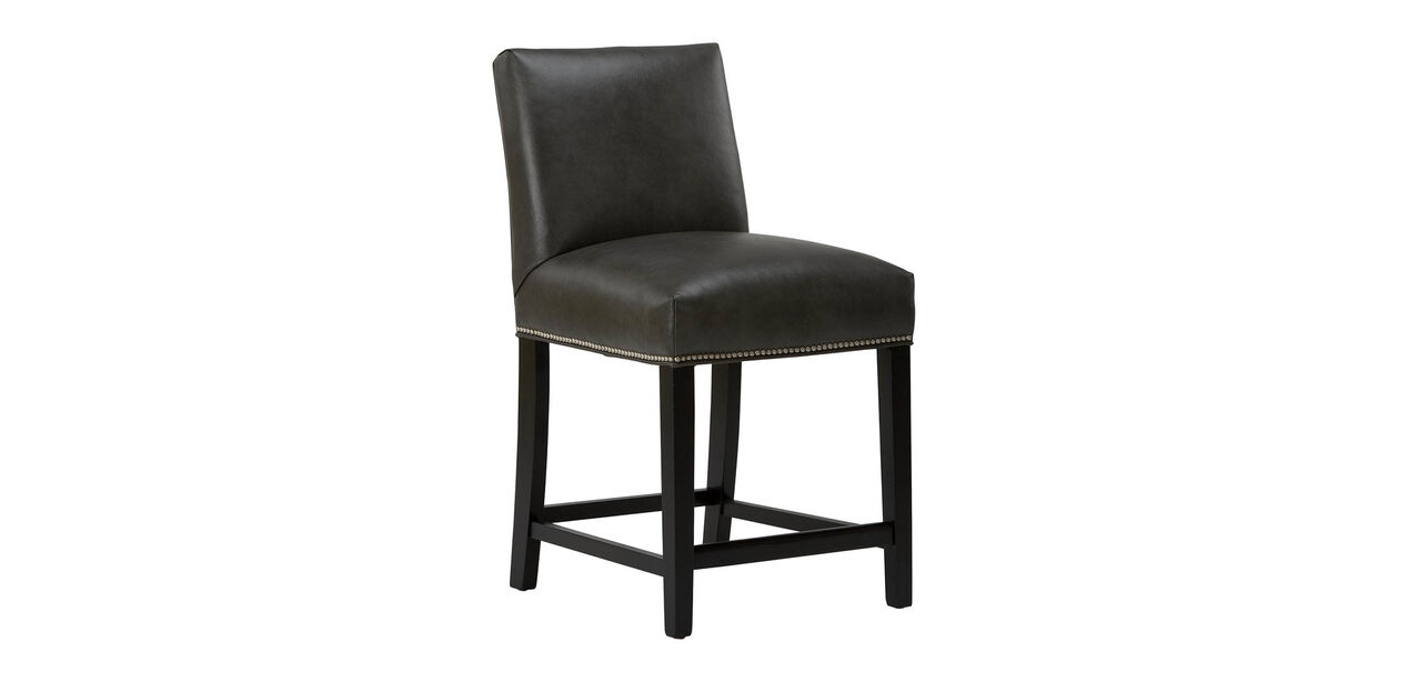 Thomas Leather Counter Stool | Bar & Counter Stools ...