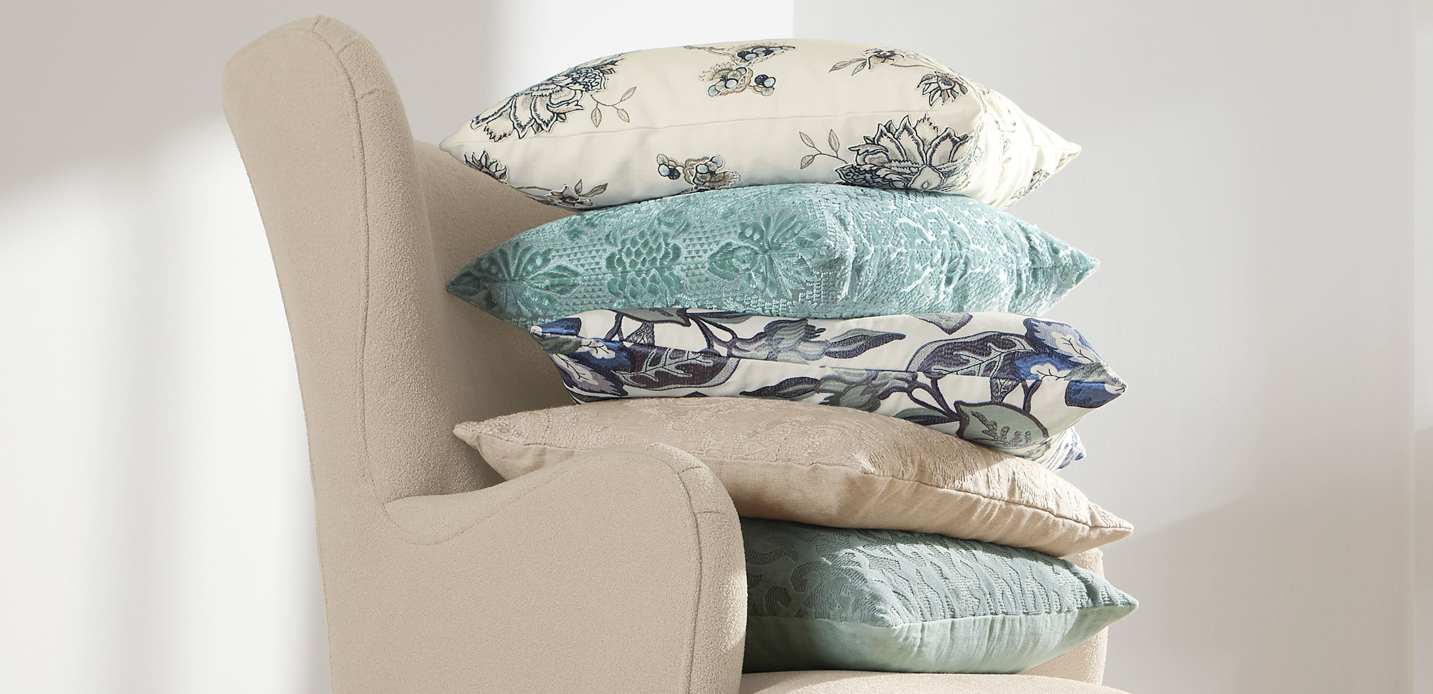 Ombre Cut Velvet Square Pillow, 20"_6