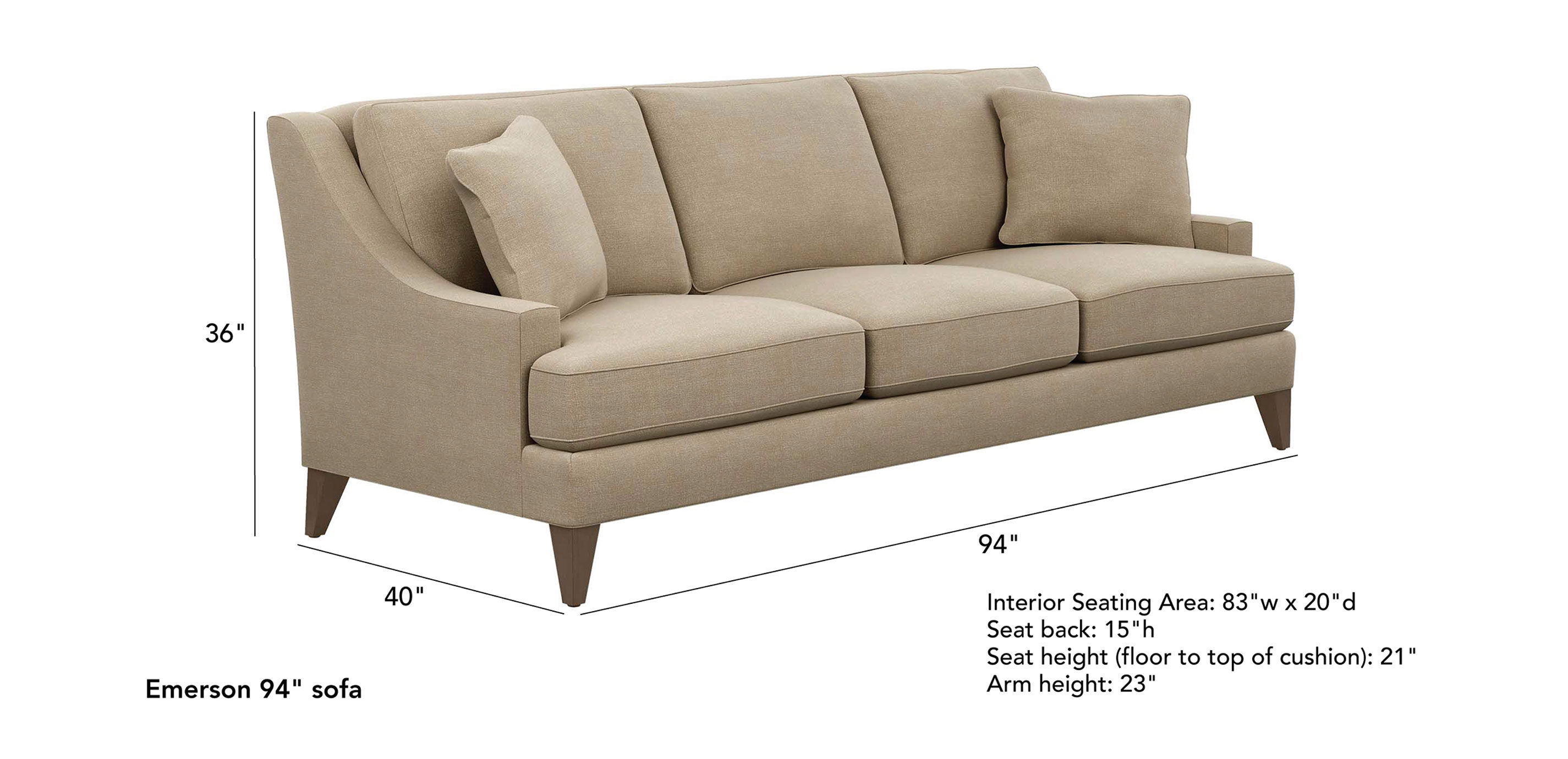 Emerson Sofa, Quick Ship Sofas & Loveseats Ethan Allen