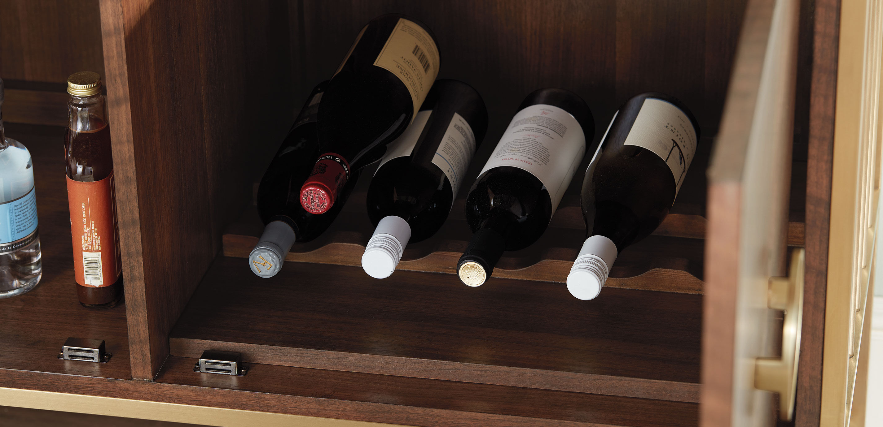 Ethan allen wine cabinet online