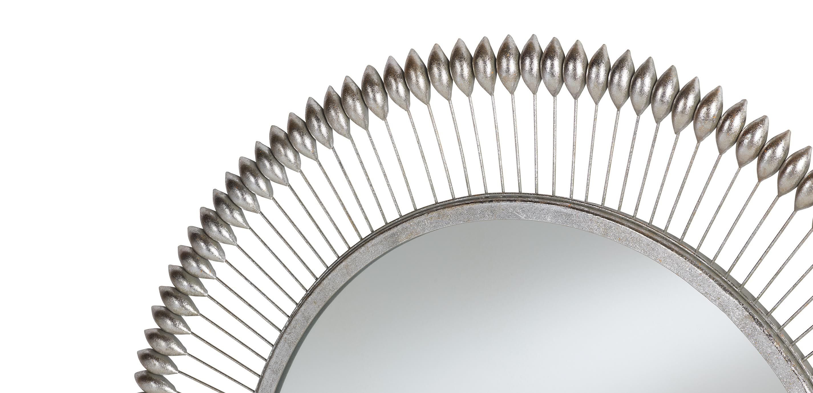 Silver Leaf Spindle Mirror_1