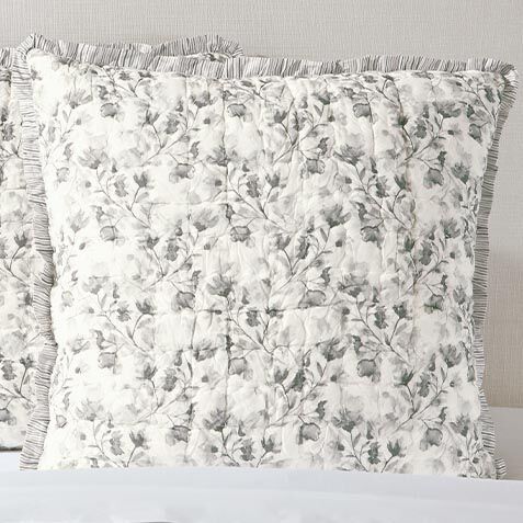 Watercolor Floral Euro Sham image 036251DMST