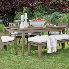 Bridgewater Cove Teak Dining Table Product Tile Hover Image 404070   790