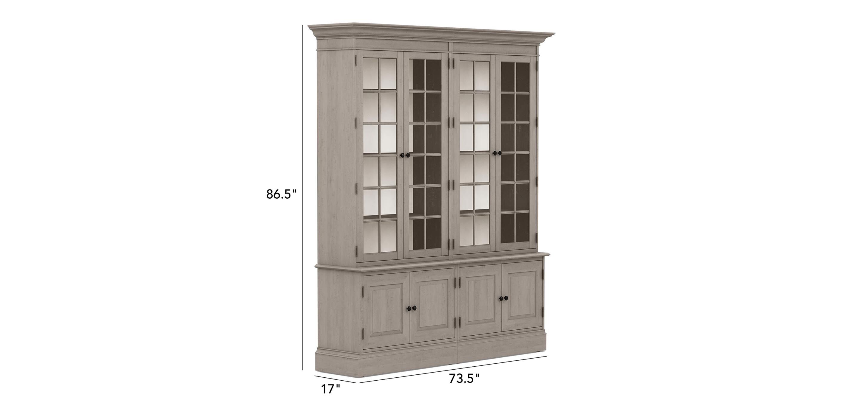 Villa Double Library Bookcase_1