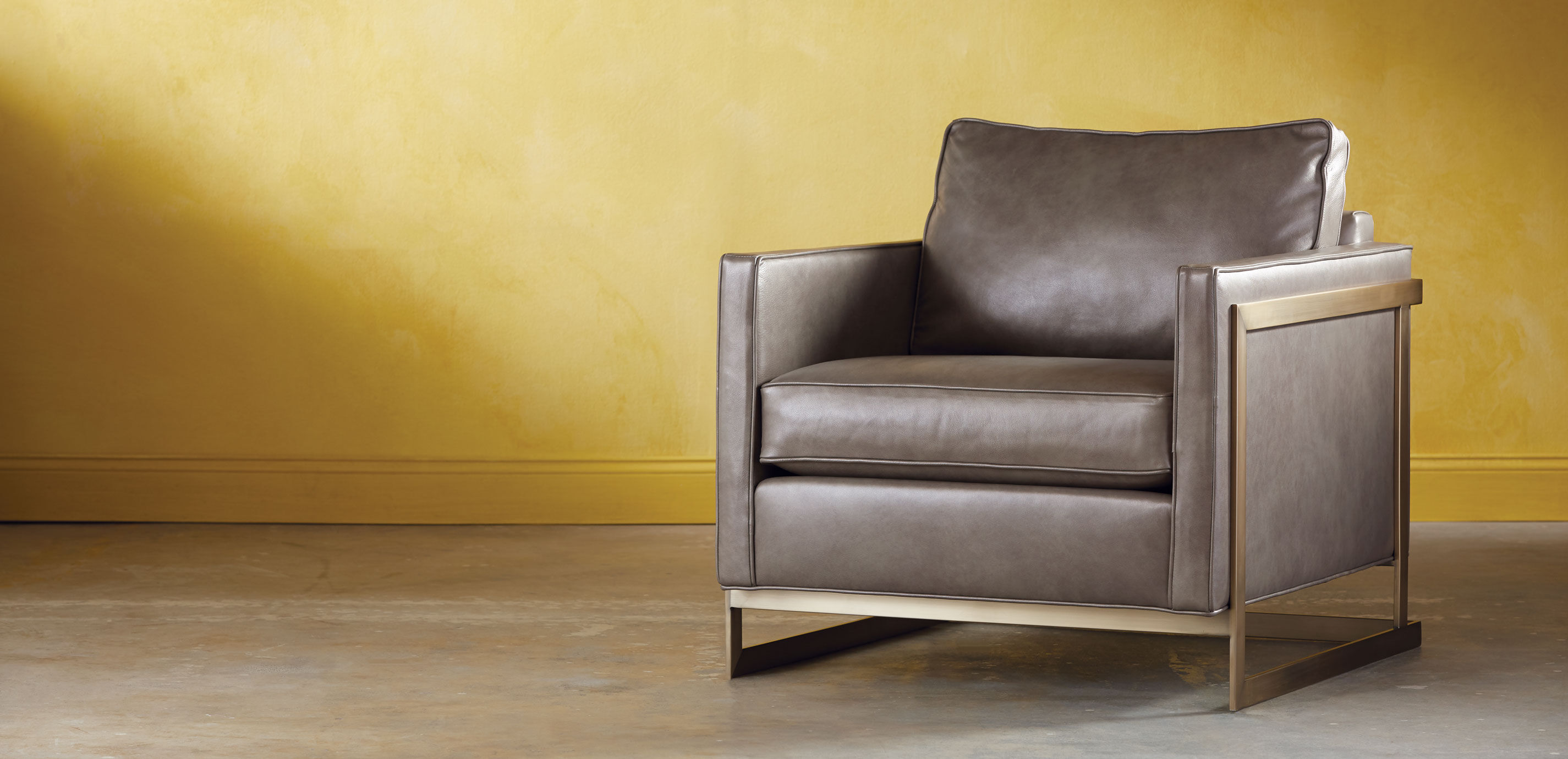 leather lounge chair