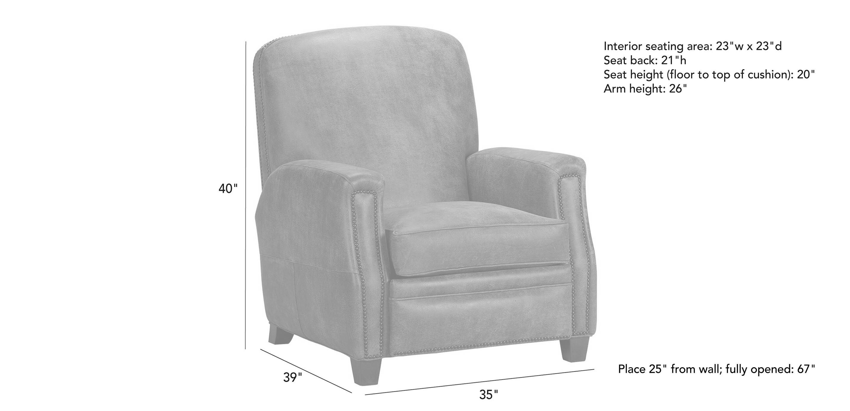 Dean Leather Recliner | Recliners | Ethan Allen