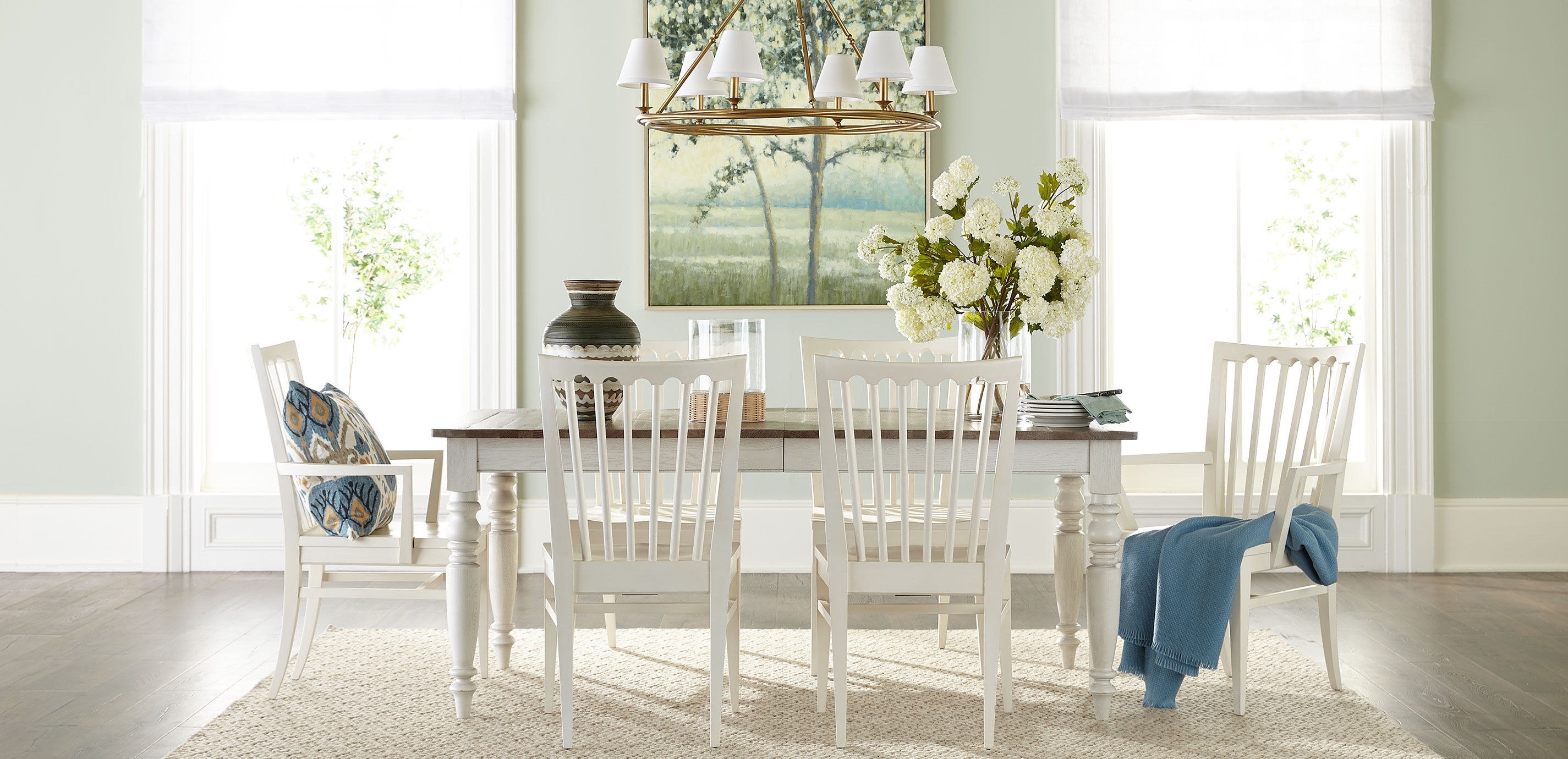 Ethan allen online custom dining table