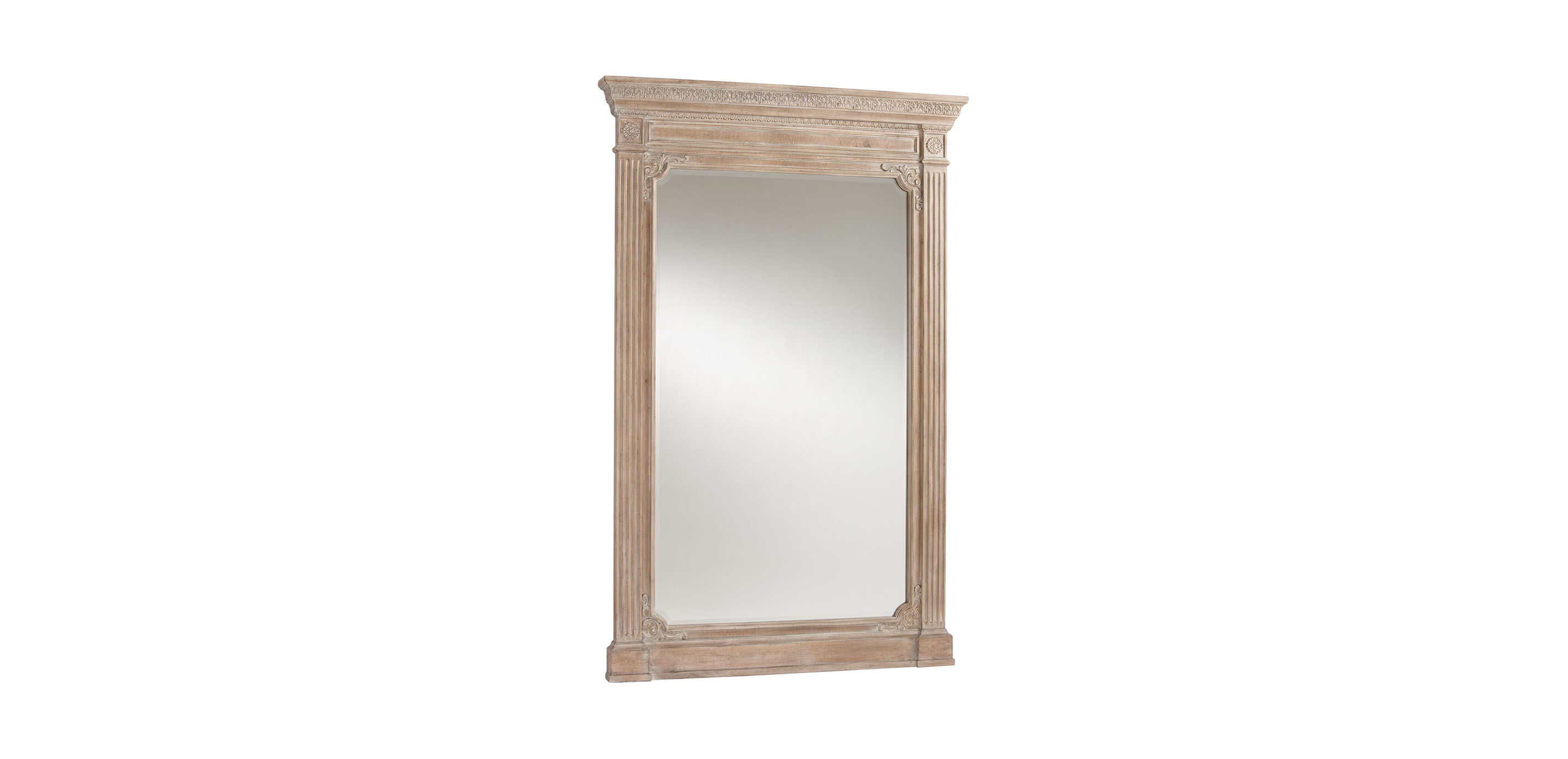 Aged Oak Madeleine Trumeau Floor Mirror Mirrors Ethan Allen