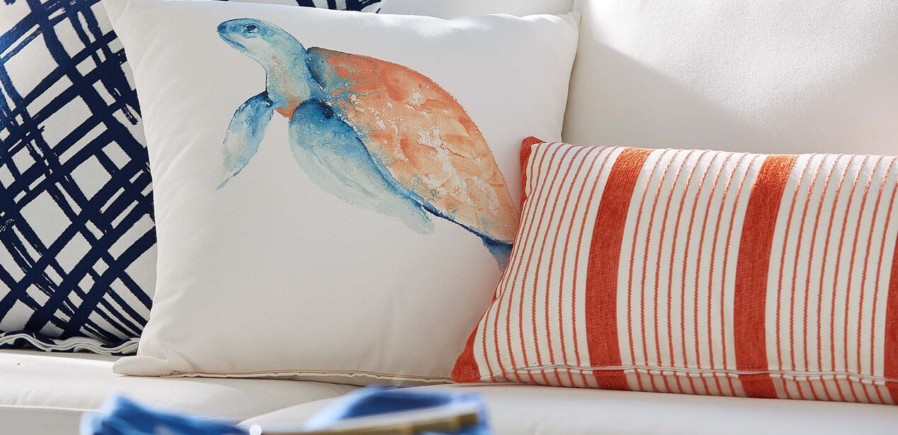 Sea Turtle Pillow Sea Turtle Outdoor Throw Pillow Ethan Allen