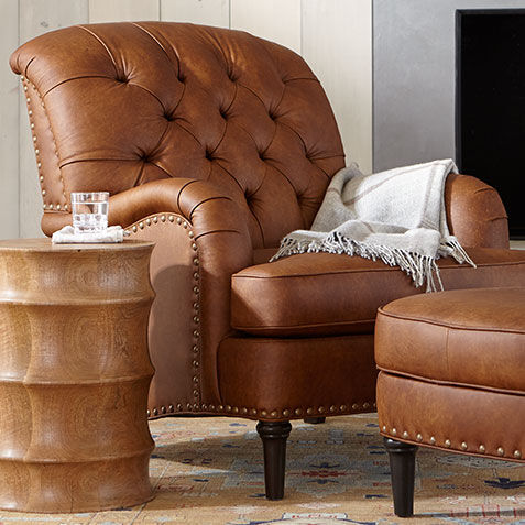 Leather Chairs Leather Accent Swivel Chairs Ethan Allen